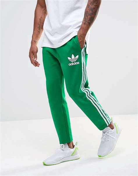 adidas green joggers